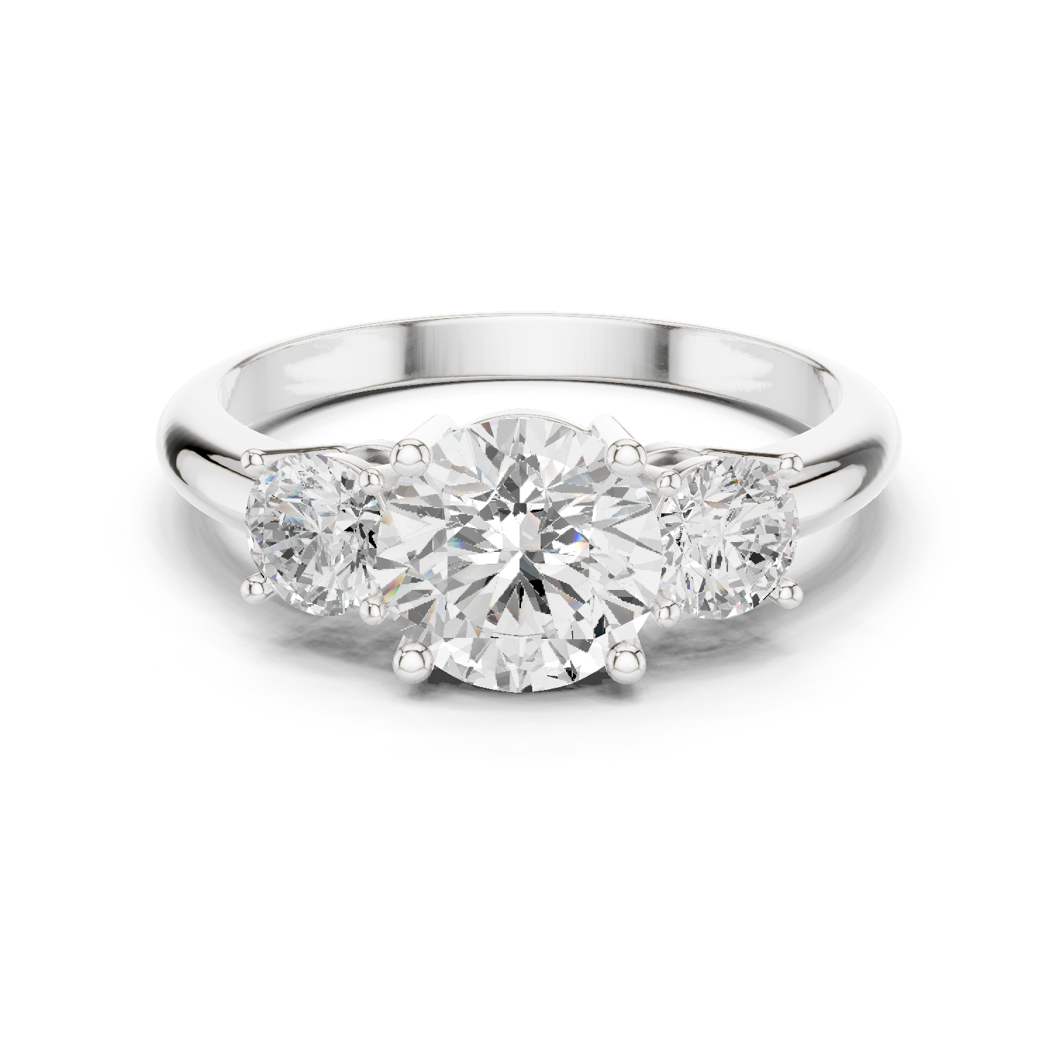 Gold Ring DDLR-1099, White Gold