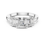 Gold Ring DDLR-1111, White Gold, view 4