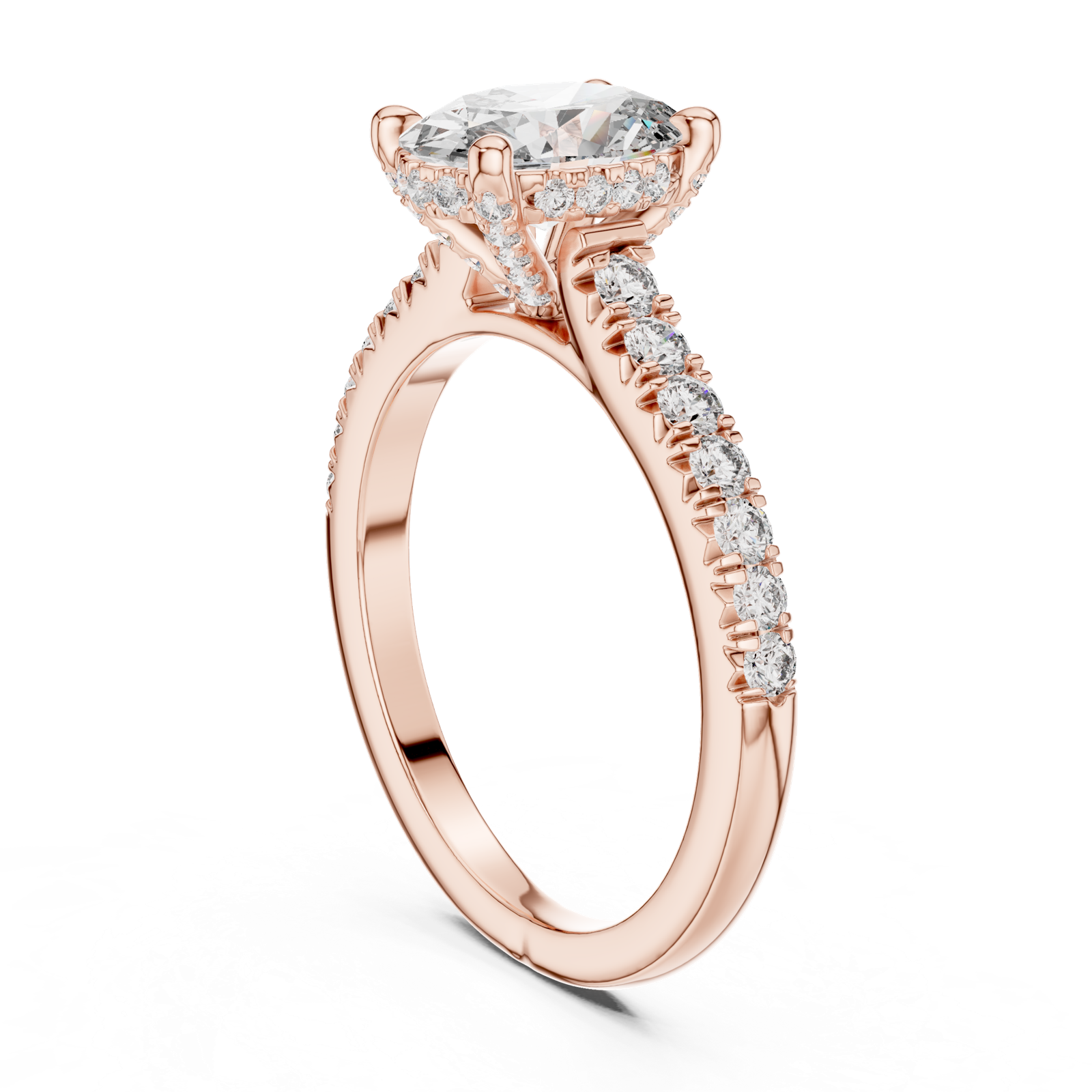 Gold Ring DDLR-249, Rose Gold