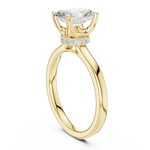Gold Ring DDLR-176, Radiant center stone, Yellow Gold, view 1