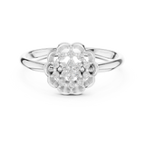 Gold Ring LR-01 (99), White Gold, view 4