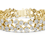 Gold Bracelet GLBR-0019, Yellow Gold, view 4