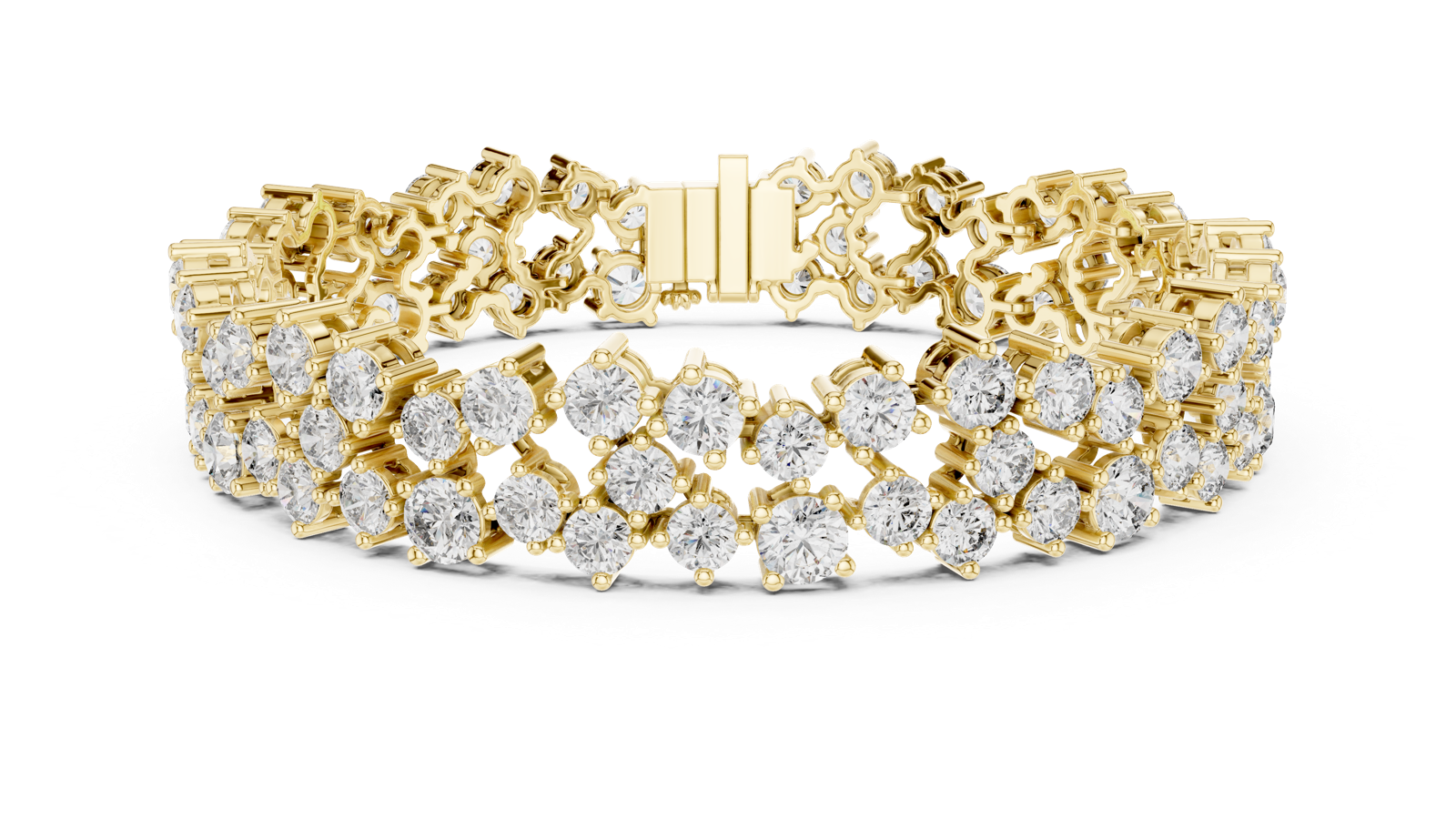 Gold Bracelet GLBR-0019, Yellow Gold, view 4