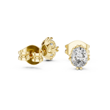 Gold Earrings GER-0365, Yellow Gold