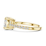 Gold Ring DDLR-882, Yellow Gold, view 3