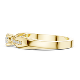 Gold Ring DDLR-839, Yellow Gold, view 3