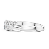 Gold Ring LR-0030, White Gold, view 3