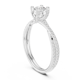 Gold Ring LR-0346, White Gold