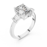 Gold Ring DDLR-197, White Gold, view 2