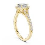 Gold Ring DDLR-908, Yellow Gold, view 1