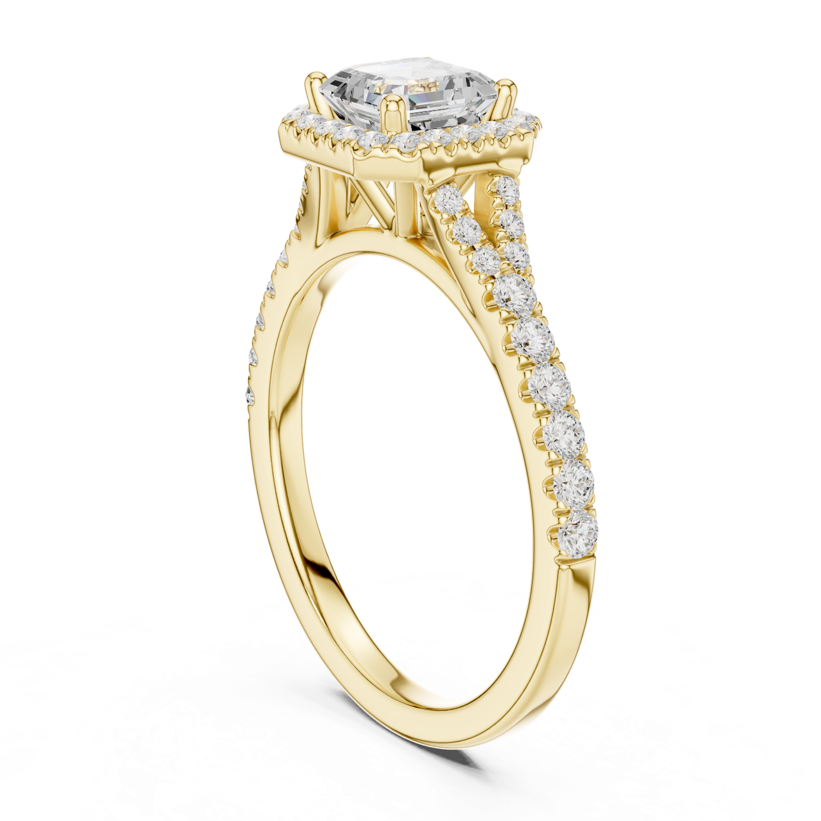 Gold Ring DDLR-908, Yellow Gold, view 1