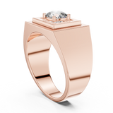 Gold Ring L28-GR, Rose Gold, view 1