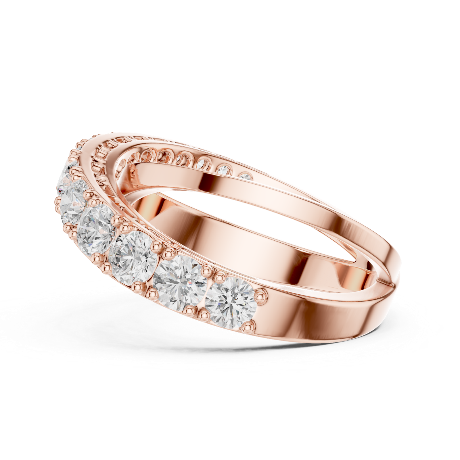 Gold Ring SBWR(53), Rose Gold, view 3