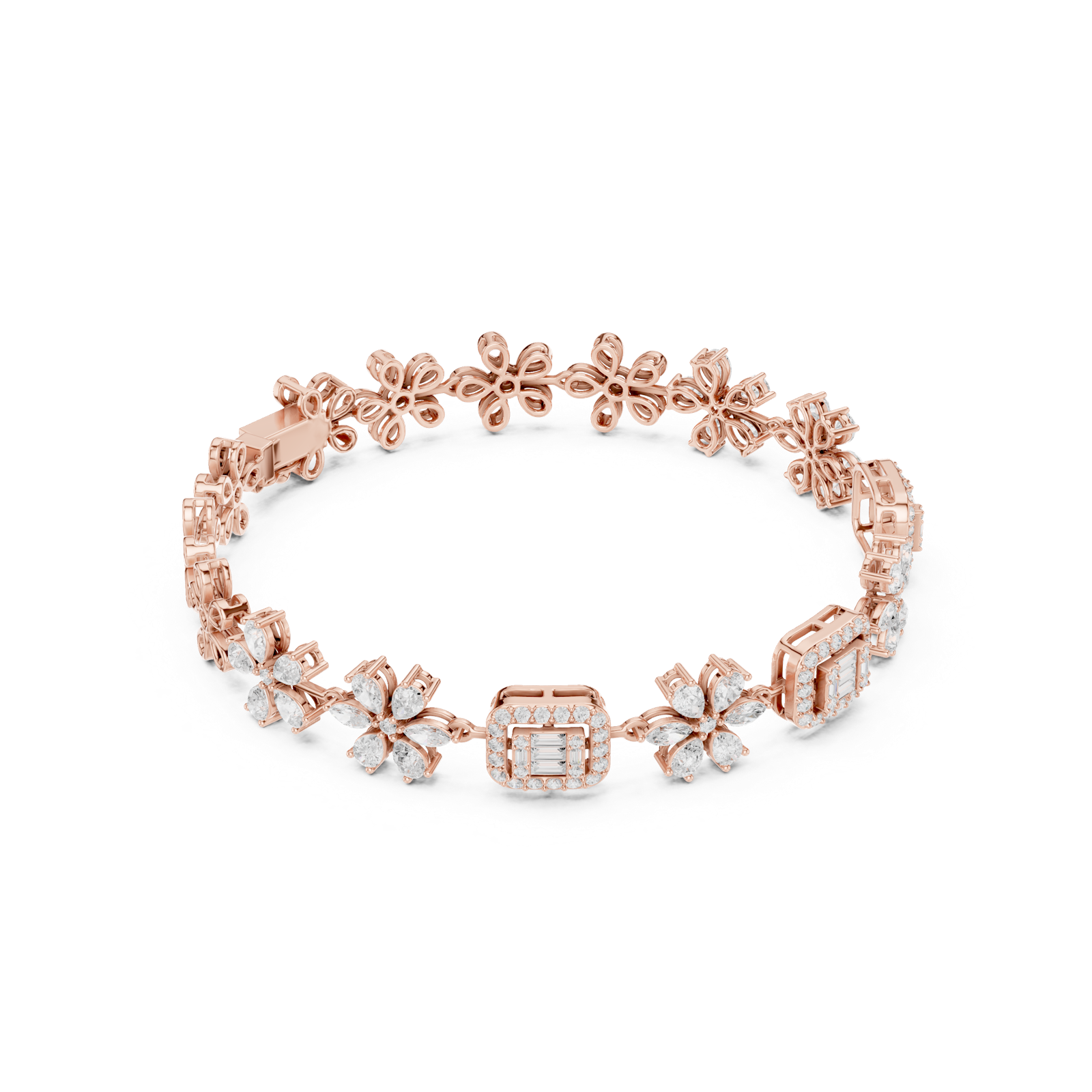 Gold Bracelet SBWB (43), Rose Gold, view 1