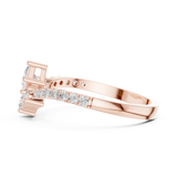 Gold Ring HLR-44, Rose Gold, view 3