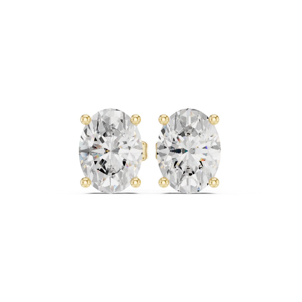 Gold Earrings SBER(5), Yellow Gold