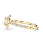 Gold Ring DDLR-792, Yellow Gold, view 3