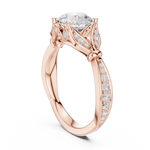 Gold Ring DDLR-938, Rose Gold, view 1