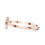 Gold Ring DDLR-812, Rose Gold, view 3