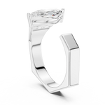 Gold Ring SBMR(34), White Gold, view 1