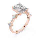 Gold Pendant 9-10021L_28, Rose Gold, view 2