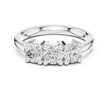 Gold Ring DDLR-610, White Gold, view 4