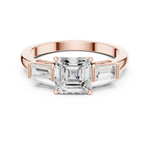 Gold Ring DDLR-1109, Rose Gold, view 4