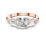Gold Ring DDLR-1109, Rose Gold, view 4