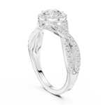 Gold Ring LR-0261, White Gold