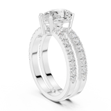 Gold Ring DDLR-1094, White Gold, view 1