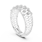 Gold Ring 12-10068@L, White Gold, view 1