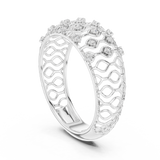 Gold Ring 12-10068@L, White Gold, view 1