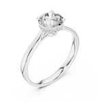 Gold Ring 00001L (4), White Gold, view 2
