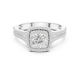 Gold Ring LR-0252, White Gold