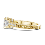 Gold Ring DDLR-977, Yellow Gold, view 3