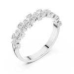 Gold Ring HLR-21, White Gold, view 2