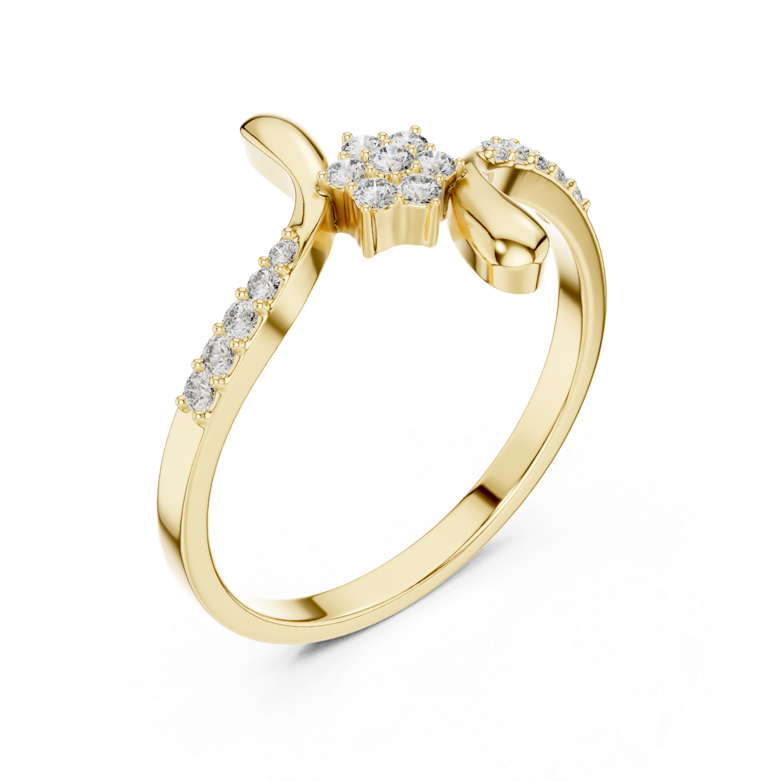 Gold Ring 1 (181), Yellow Gold, view 2