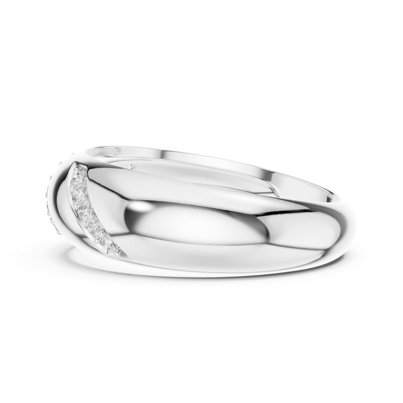 Gold Ring SBMR(13), White Gold, view 3