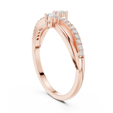 Gold Ring HLR-254, Rose Gold