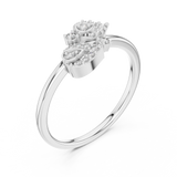 Gold Ring LR-01 (60), White Gold, view 2