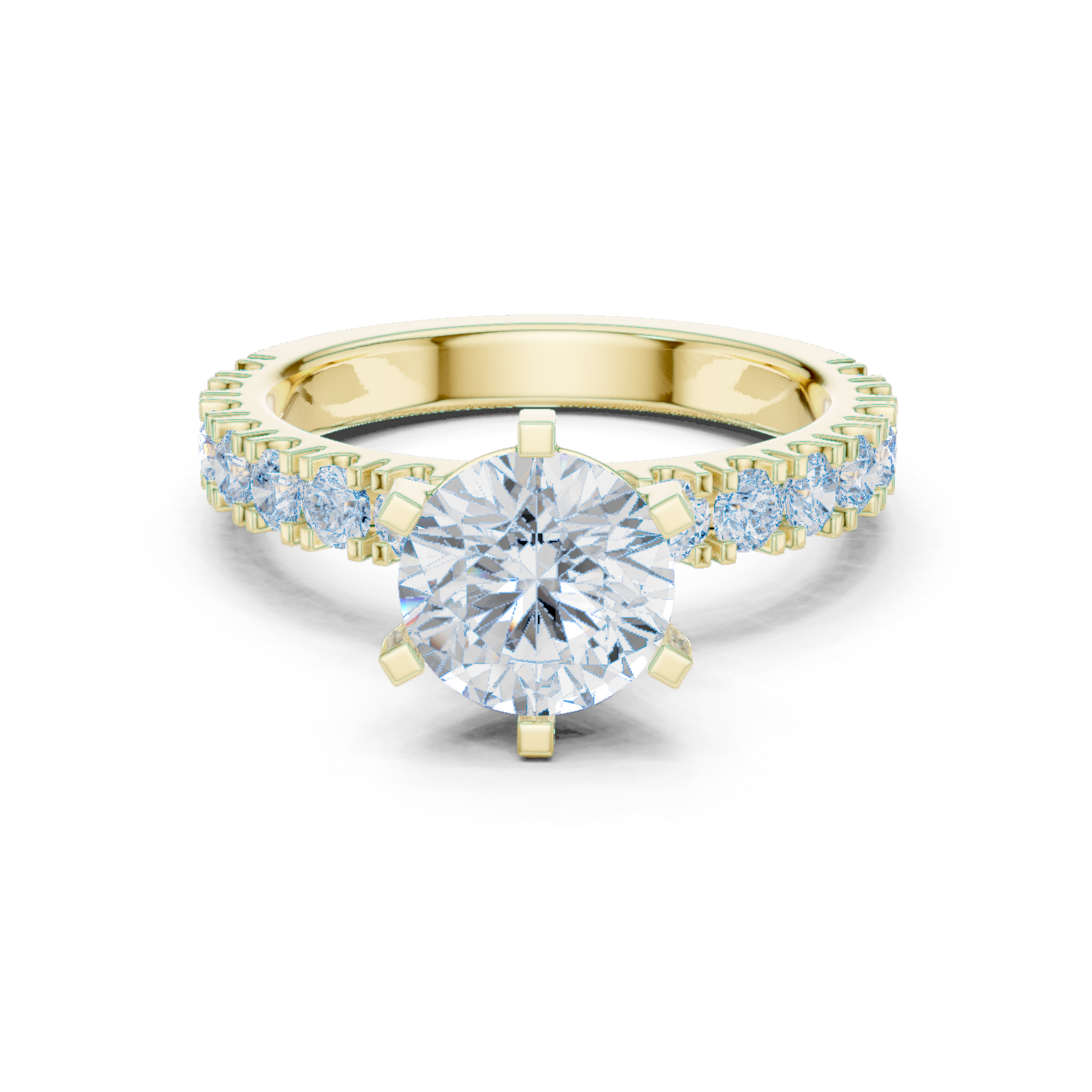 Gold Ring DDLR-751, Yellow Gold