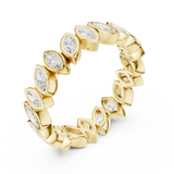 Gold Ring DDLR-311, Yellow Gold, view 2