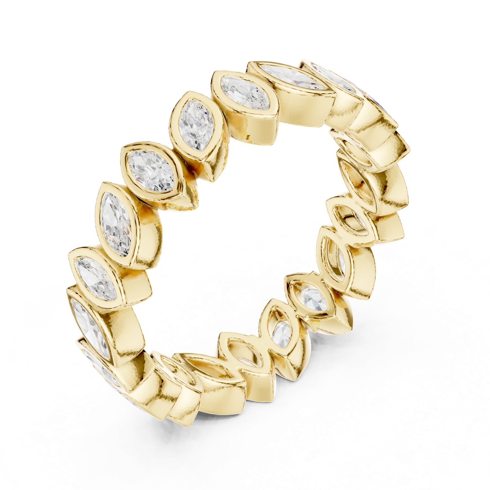 Gold Ring DDLR-311, Yellow Gold, view 2