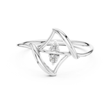 Gold Ring 1 (147), White Gold, view 4