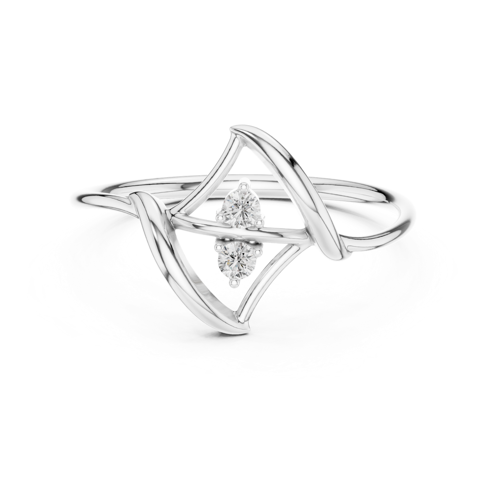 Gold Ring 1 (147), White Gold, view 4