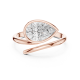 Gold Ring SBWR(22), Rose Gold, view 4