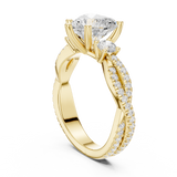 Gold Ring DDLR-1034, Yellow Gold, view 1
