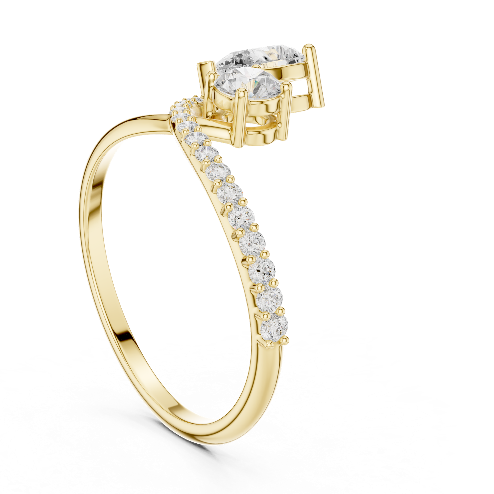 Gold Ring SBWR(59), Yellow Gold, view 1