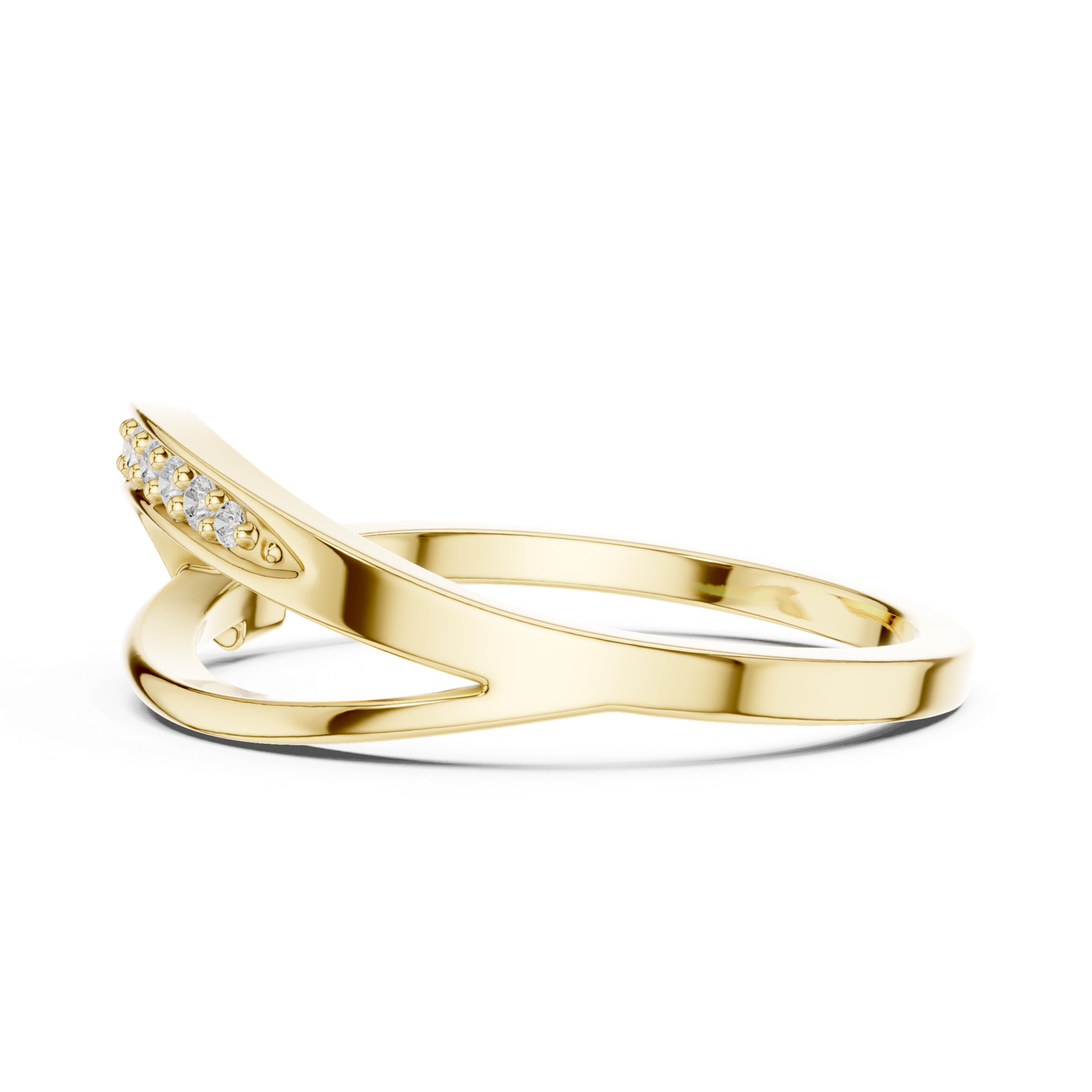 Gold Ring SBWR(2), Yellow Gold, view 3