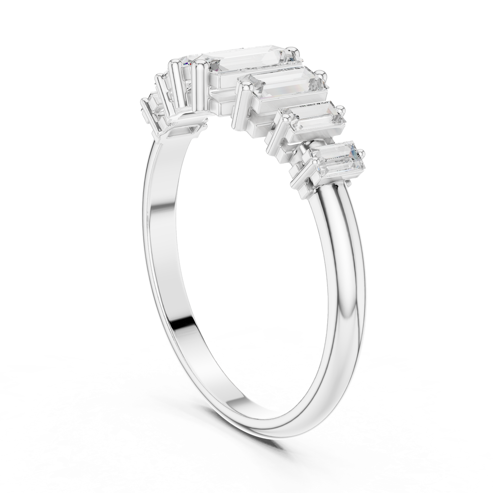 Gold Ring ALR-98, White Gold